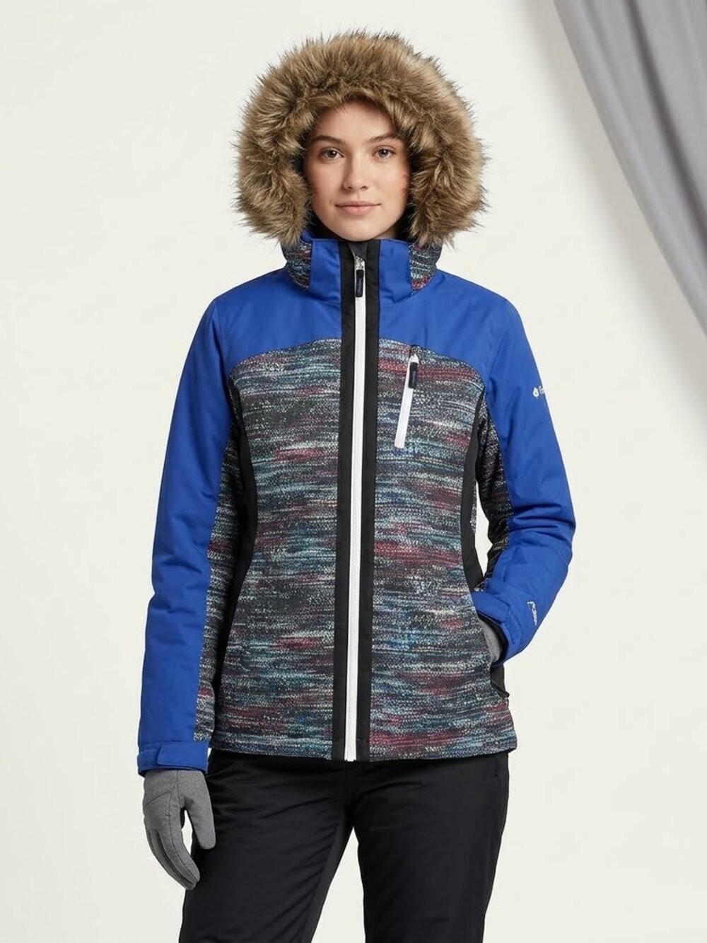 Free Country Girls Blue Winter Snow Jacket Size L 14/16